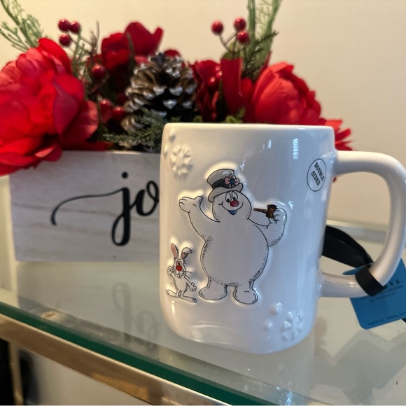 Rae Dunn White Mug with Festive Design - Picture 5 of 15
